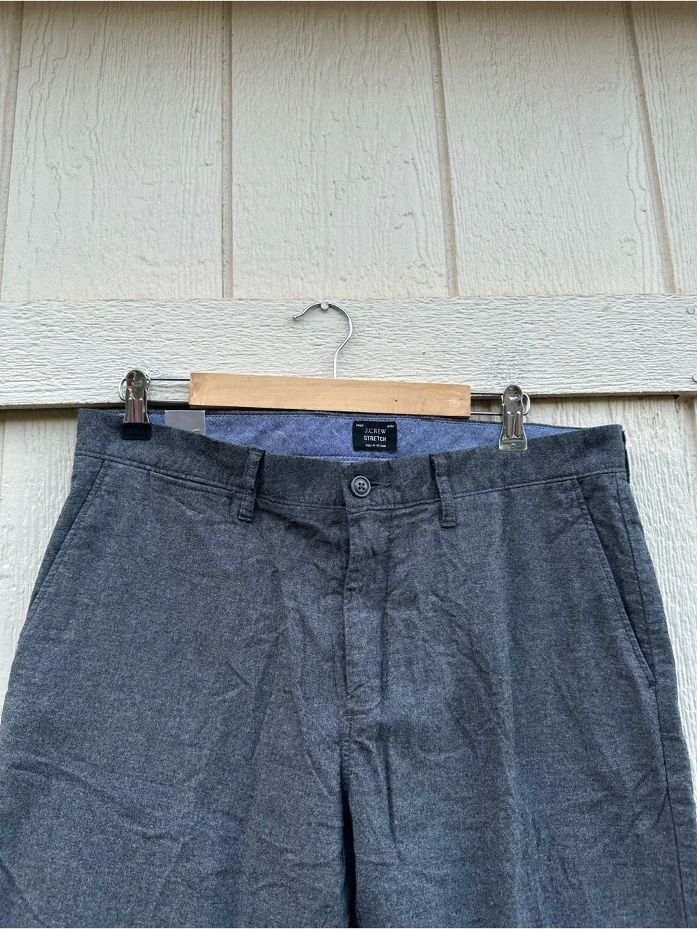 J. CREW 484 Men’s Size 33X30 Slim-Fit Twill Pant in Grey Style#BB979  🆕 NWT